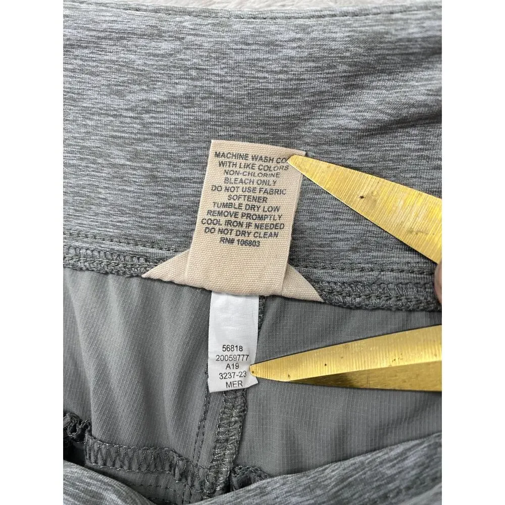 Duluth Trading Dry on the Fly Hiking Pants Womens 12x31 Gray Lightweight Travel
